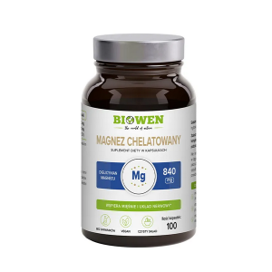 Magnez Chelatowany BIOWEN 100 kaps