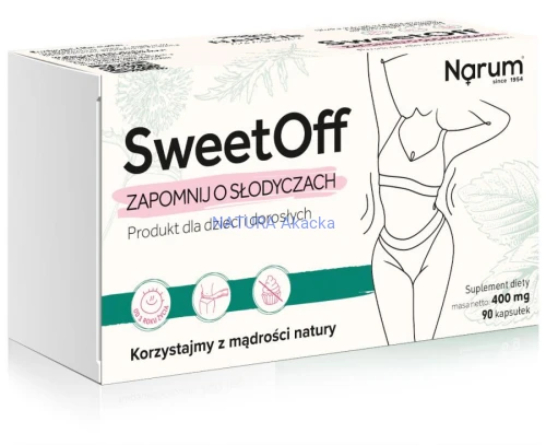 4850016651095 SweetOff 400 mg 90szt/54k Narum