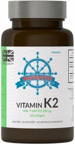 Witamina K2 MK-7 200 mg 60 softgels 