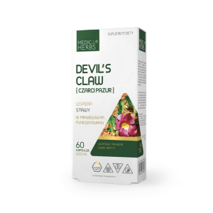 MEDICA HERBS Devil's Claw (Czarci pazur) 600mg, 60 kaps.