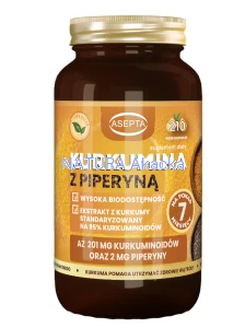 ASEPTA Kurkumina z piperyną 210 kaps.