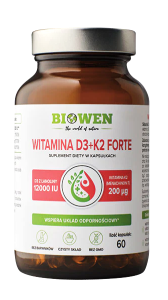 BIOWEN Witaminy D3+K2MK7 (4000IU+100mcg) 90 kaps.