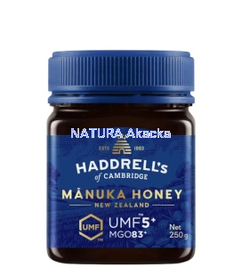 Miód Manuka UMF5+ MGO83+ 250g HADDRELL'S OF CAMBRIDGE