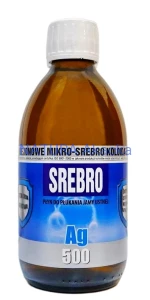 Mikro-Srebro koloidalne Ag500 50ppm 300ml PRO AKTIV - płyn do płukania jamy ustnej