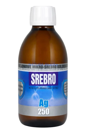 5901138325025 Mikro-Srebro koloidalne Ag250 25ppm 300ml PRO AKTIV