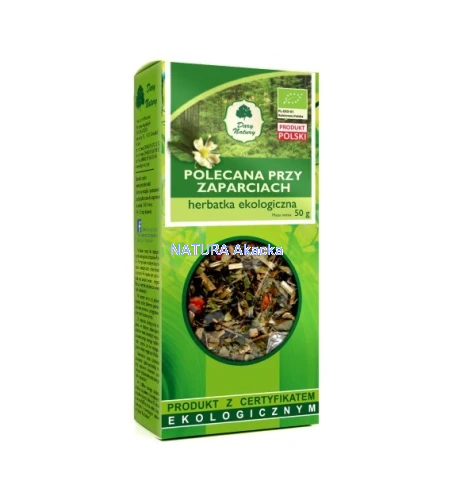 5904538033248 Herbatka Polecana przy Zaparciach BIO 50g DARY NATURY