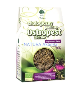 Ostropest plamisty ziarno BIO 200g DARY NATURY - suplement diety