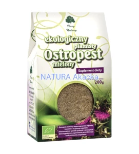 Ostropest plamisty mielony BIO 200g DARY NATURY - suplement diety