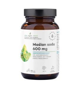 AURA HERBALS Maślan sodu mikrokapsułkowany 600mg, 90 kaps.