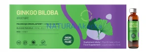 Ginkgo Biloba ekstrakt 10x10ml (fiolki) GINSENG POLAND