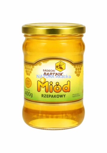5900597000801 Miód rzepakowy 400g Bartnik