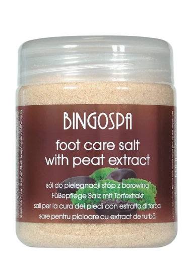5901842001321 BingoSPA sól do stóp rozgrzewająca z borowiną 550g