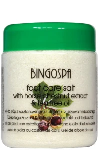 BingoSPA sól do stóp z ekstraktem z kasztanowca i olejkiem z drzewa herbacianego 550g