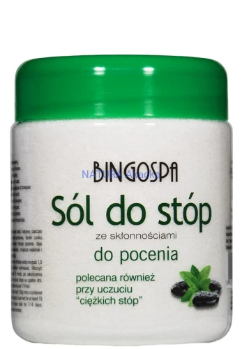 5901842000119 BingoSPA Sól do stóp przeciw poceniu 550g
