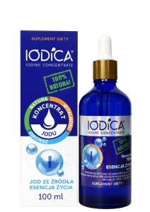 IODICA Naturalny koncentrat jodu 100ml butelka szklana + pipeta