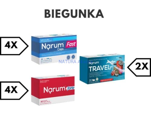 2904624522932 BIEGUNKA zestaw Narum Narum Fast Narum Forte Narum Travel