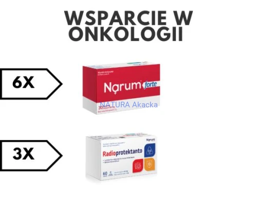 2904624522925 WSPARCIE W ONKOLOGII zestaw Narum Radioprotektanto Narum Forte