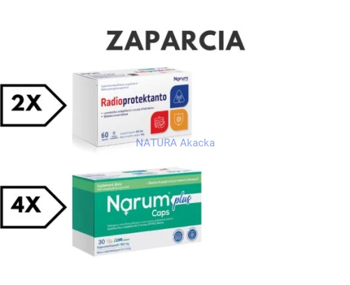 2904624522888 ZAPARCIA zestaw Narum Radioprotektanto Narum Plus