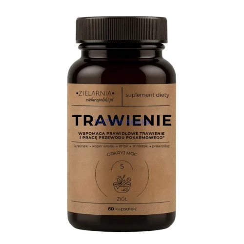 5905940371966 Trawienie 60 kaps. ZielarzPolski