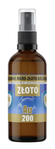 5905133149228 Mikro-Złoto koloidalne SPRAY Au200 20ppm 100ml PRO AKTIV