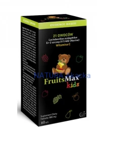 FruitsMax Kids 500mg 60 tabletek do ssania Narum
