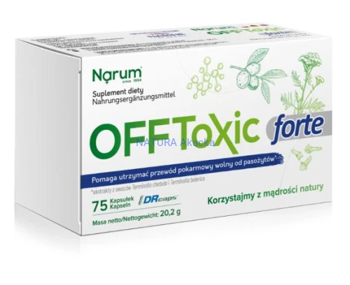4850016650968 Narum OFFtoxic Forte Pełna kuracja 75 kaps.