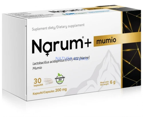4850016650289 Narum + Mumio 200 mg | 30 kapsułek