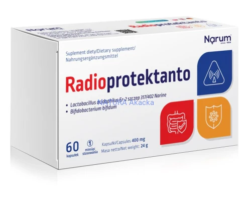 4850016650890 Radioprotektanto 400mg 60 kaps Narum