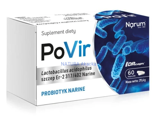 4850016650814 PoVir 400 mg | 60 kapsułek Narum
