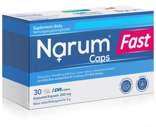 4850016650593 Narum Fast Caps | 30 kapsułek