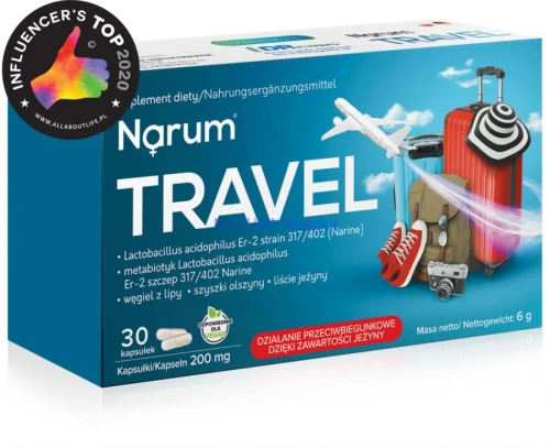 4850016650609 Narum Travel 200 mg 30 kapsułek