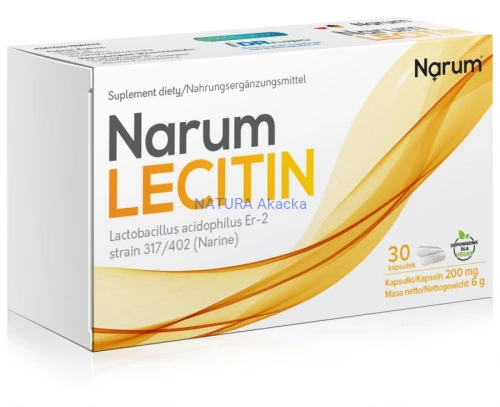 4850016650586 Narum Lecitin Dobra pamięć i koncentracja 200 mg 30 kapsułek