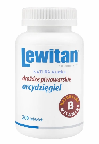 5907479588051 Lewitan + Arcydzięgiel - drożdże piwowarskie 200 tabl. CENTURIA