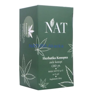 NAT Herbatka konopna FIX 3% CBD 20 x 1,5g