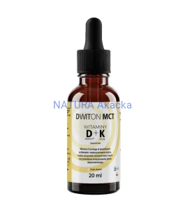DWITON MCT Witaminy D3 4000 IU + K2 25mcg 20ml EKOTOTU