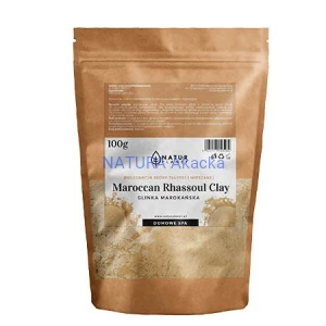 Glinka oryginalna marokańska - Rhassoul 100g NATUR PLANET