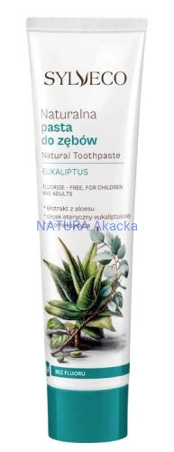 5906657522665 Pasta do zębów eukaliptusowa bez fluoru 100ml SYLVECO