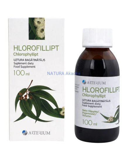 4823000809918 Chlorofillipt ekstrakt z eukaliptusa płyn 100ml ARTERIUM