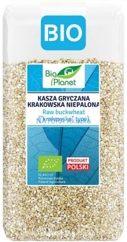 5907814669193 BIO PLANET Kasza gryczana KRAKOWSKA niepalona BIO 500g