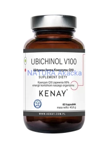 KENAY Ubichinol 100mg, 60kaps. - aktywny Koenzym Q10