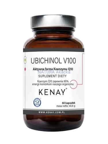5900672152562 KENAY Ubichinol 100mg, 60kaps. - aktywny Koenzym Q10
