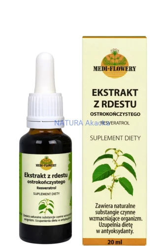 5905279300248 Ekstrakt z rdestu ostrokończystego 20ml (rdest japoński) MEDI-FLOWERY