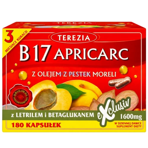 8594006897822 B17 Apricarc 1600mg, 180kaps. TEREZIA