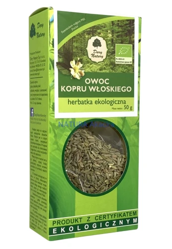 5902741007230 Koper włoski owoc BIO 50g DARY NATURY