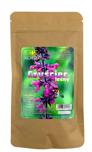 5902687152216 PROHERBIS Czyściec leśny - ziele cięte 50g