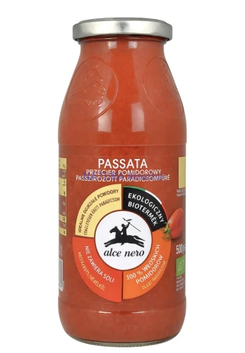 8009004810679 ALCE NERO Sos pomidorowy Passata BIO 500g