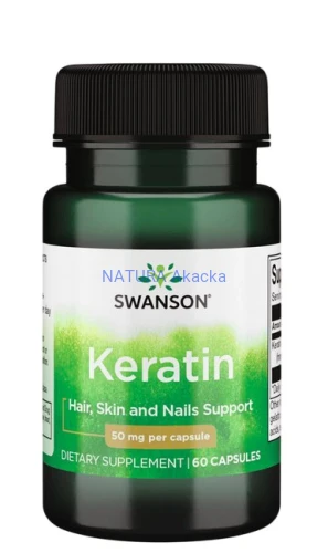 087614115276 SWANSON Keratin 50mg, 60 kaps. - keratyna