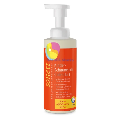 4007547207301 Sonett Mydło w piance dla dzieci Nagietek 200 ml (z dozownikiem spieniającym)