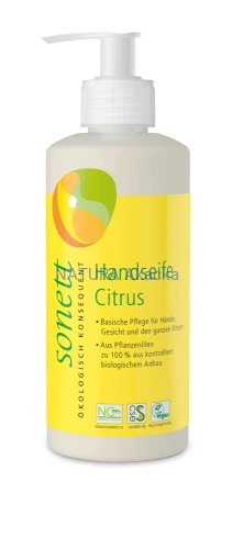 4007547302402 Sonett Mydło w płynie Cytrus 300 ml (z dozownikiem)