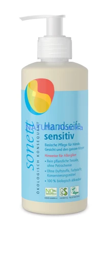 4007547301900 Sonett Mydło w płynie SENSITIV 300 ml z (dozownikiem)